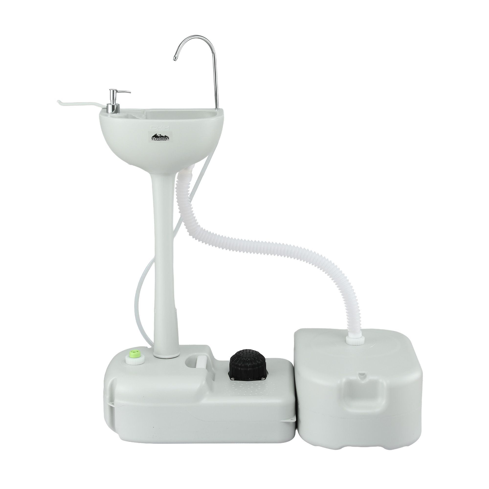 Weisshorn Camping Basin Portable Hand Wash Sink Stand 43L Capacity