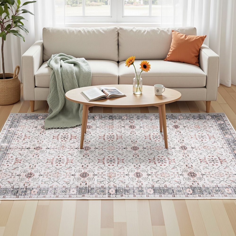 Artiss Washable Floor Rug 160X230cm Large Area Rug Modern Living Room Carpet