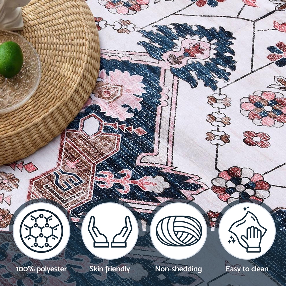 Artiss Floor Rug 160X230cm Large Washable Persian Area Rug Living Room Carpet