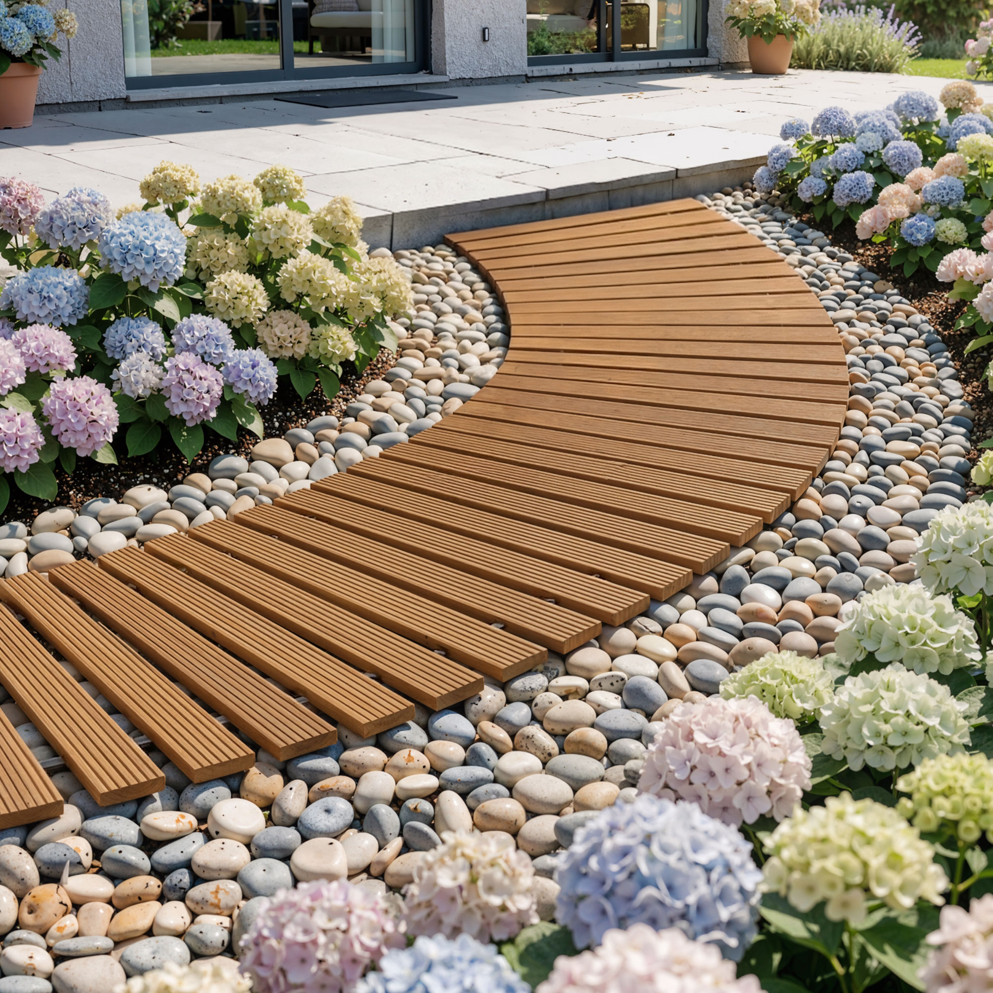 Gardeon 8FT Wooden Garden Pathway Roll-Out Curved Walkway Outdoor Backyard Brown Gardeon 8FT Wooden Garden Pathway Roll-Out Curved Walkway Outdoor Backyard Brown
