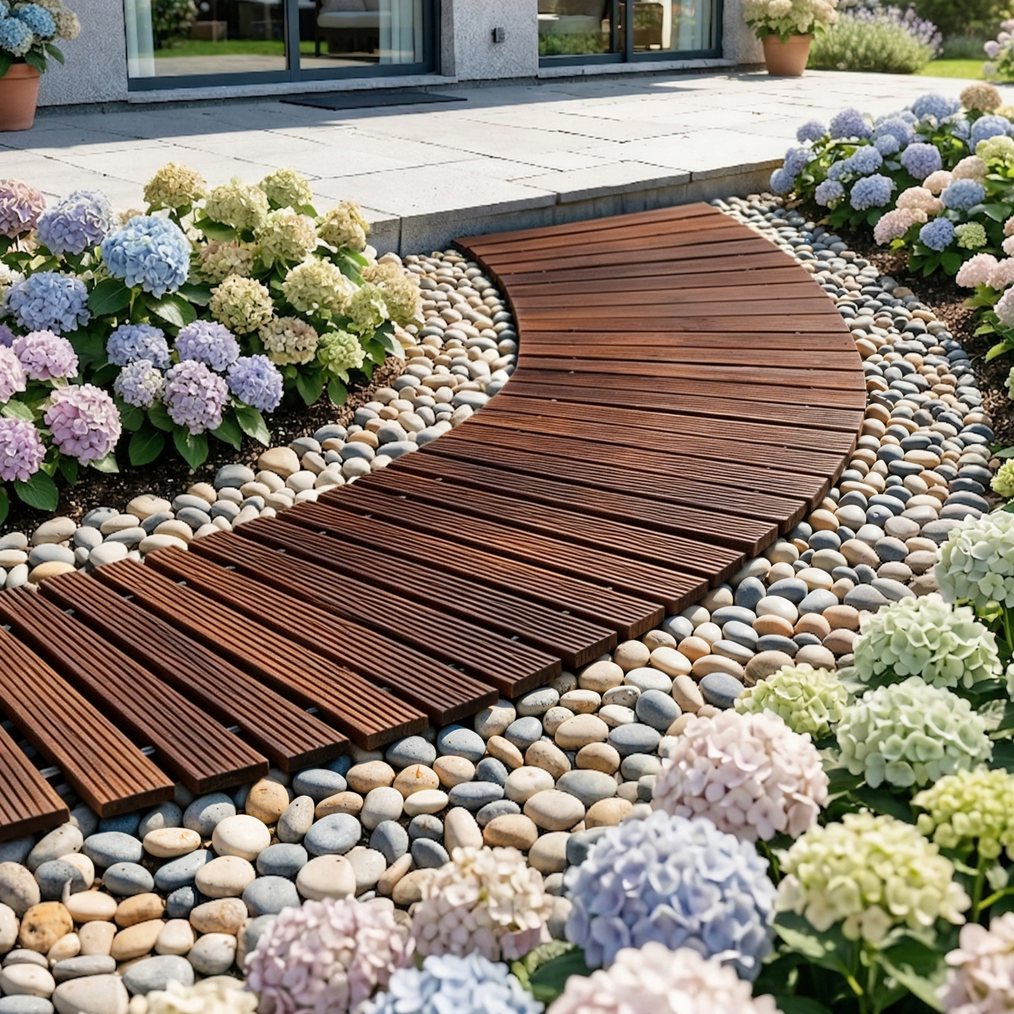 Gardeon 8FT Wooden Garden Pathway Roll-Out Curved Walkway Outdoor Backyard Charcoal Brown Gardeon 8FT Wooden Garden Pathway Roll-Out Curved Walkway Outdoor Backyard Charcoal Brown