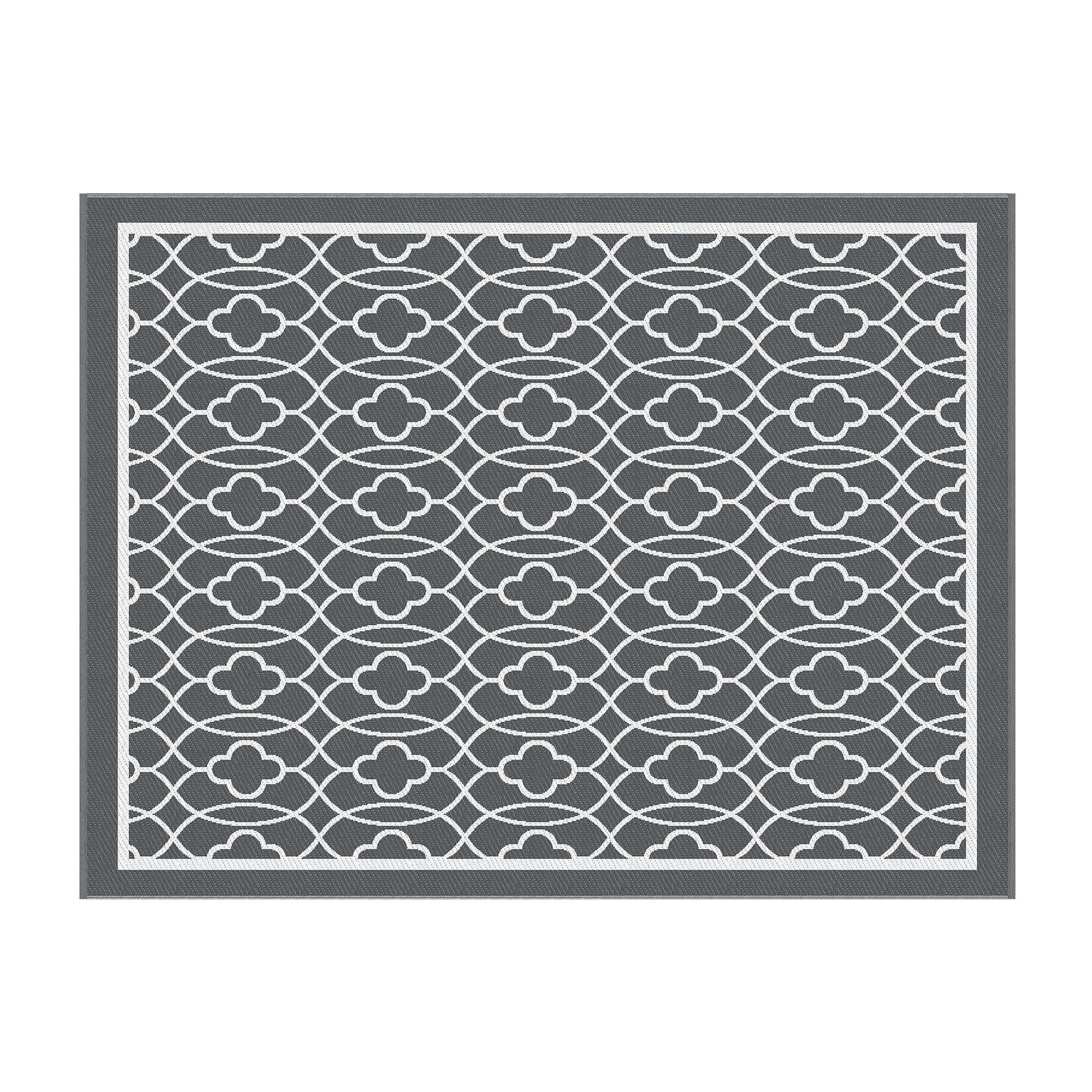 Gardeon Outdoor Rugs 274x366cm Large Carpet Reversible Area Mat PP Dual-Sided Patio Rug