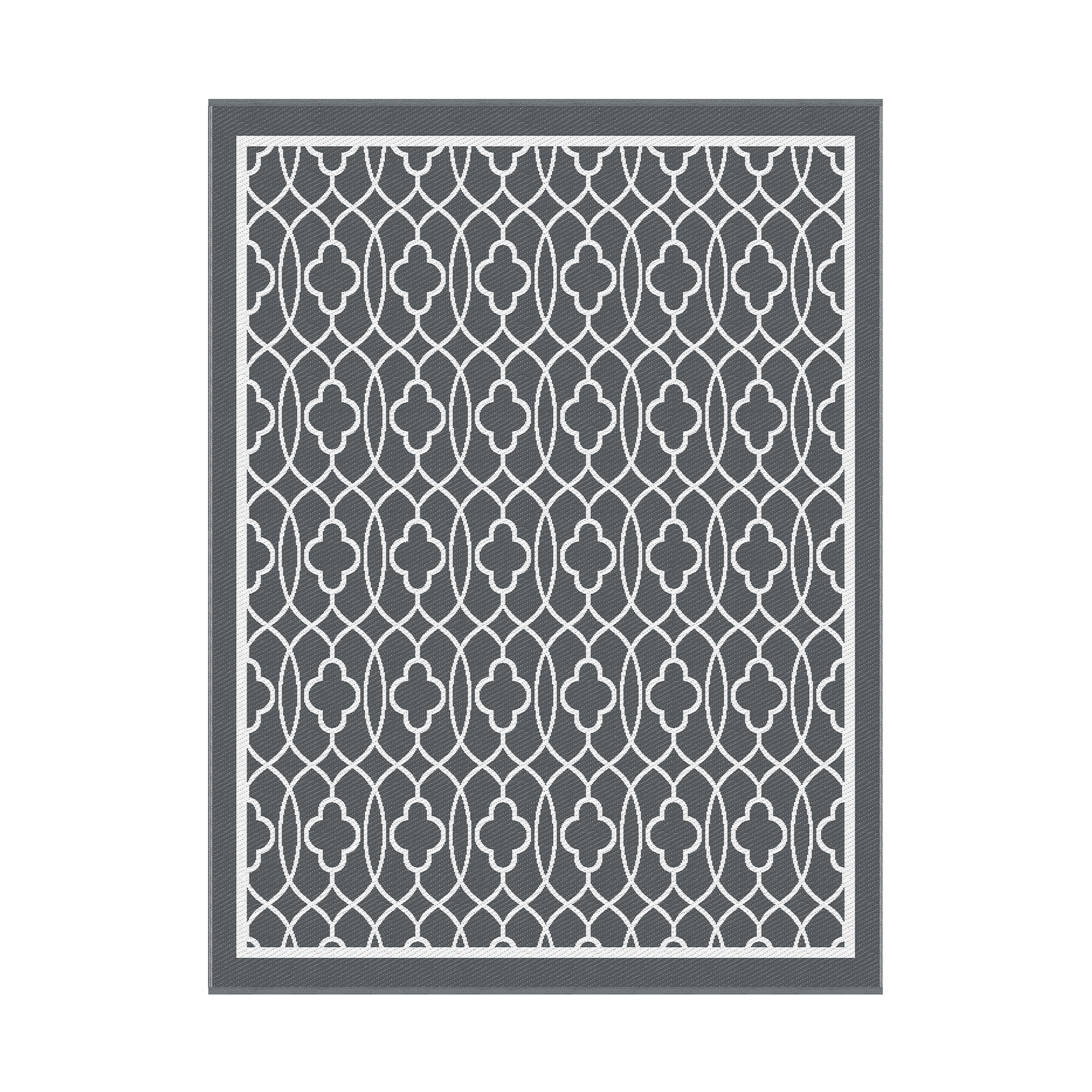 Gardeon Outdoor Rugs 274x366cm Large Carpet Reversible Area Mat PP Dual-Sided Patio Rug
