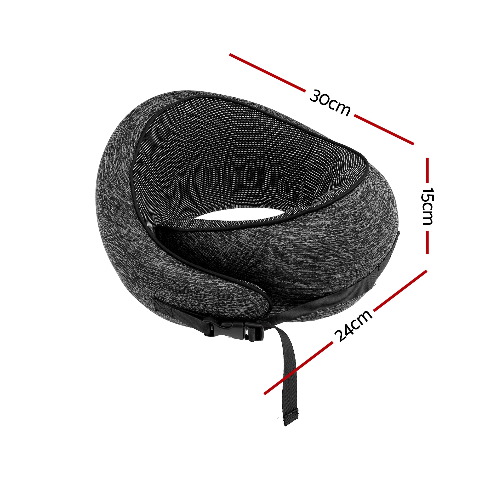 Wanderlite Travel Pillows for Airplanes Ergonomic Memory Foam Neck Pillow