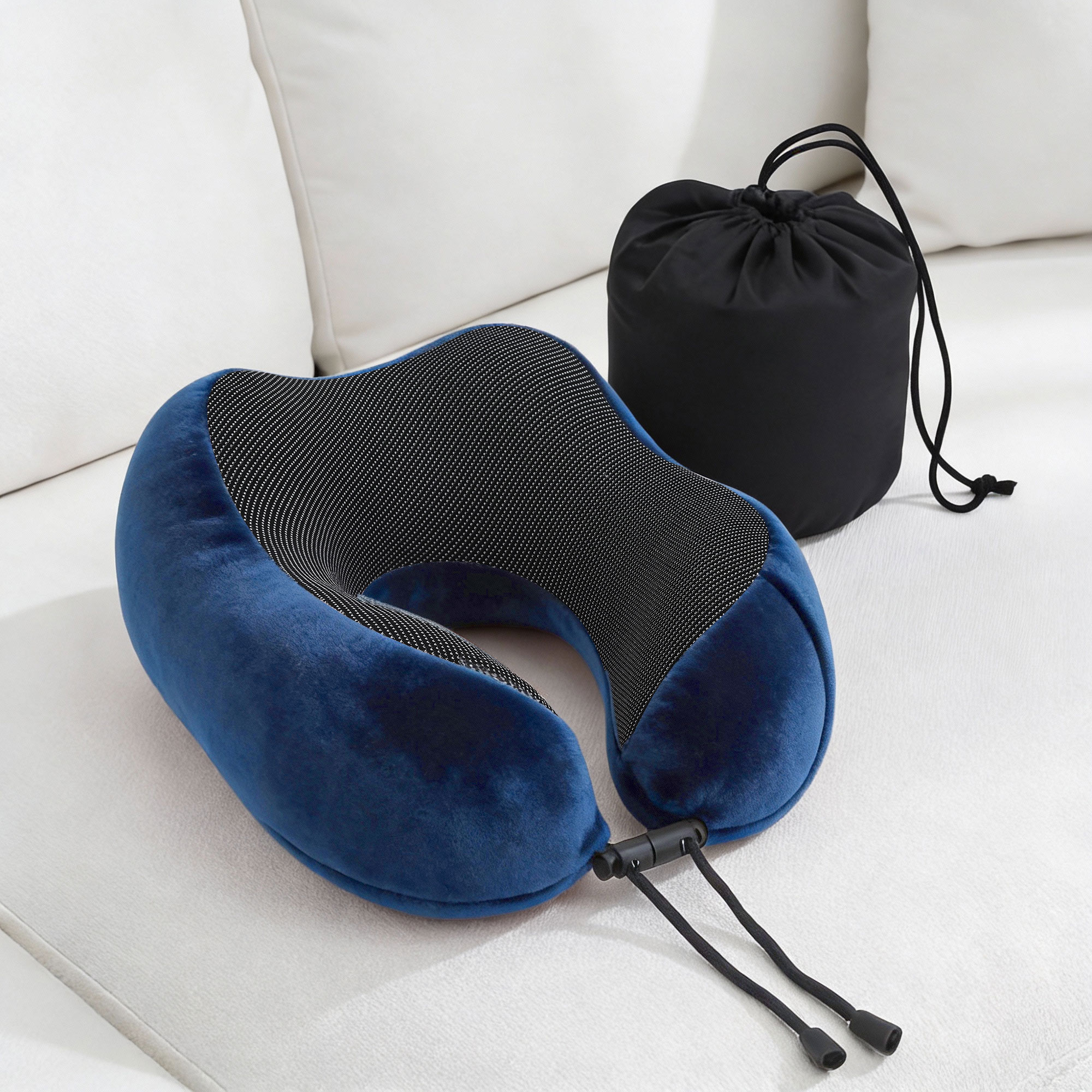 Wanderlite Travel Pillow for Airplanes Memory Foam Neck Pillows for Traveling