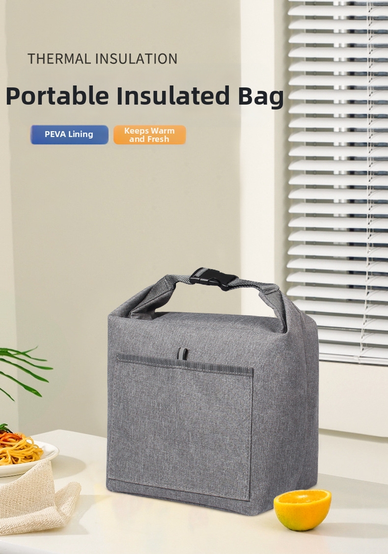 Thermal Insulated Lunch Bag made of Oxford Cloth for Commuting & Office