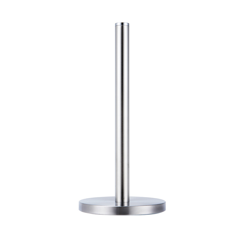 Stainless Steel Paper Towel Holder for Kitchen Countertop Cling Film Storage Rack-Silver