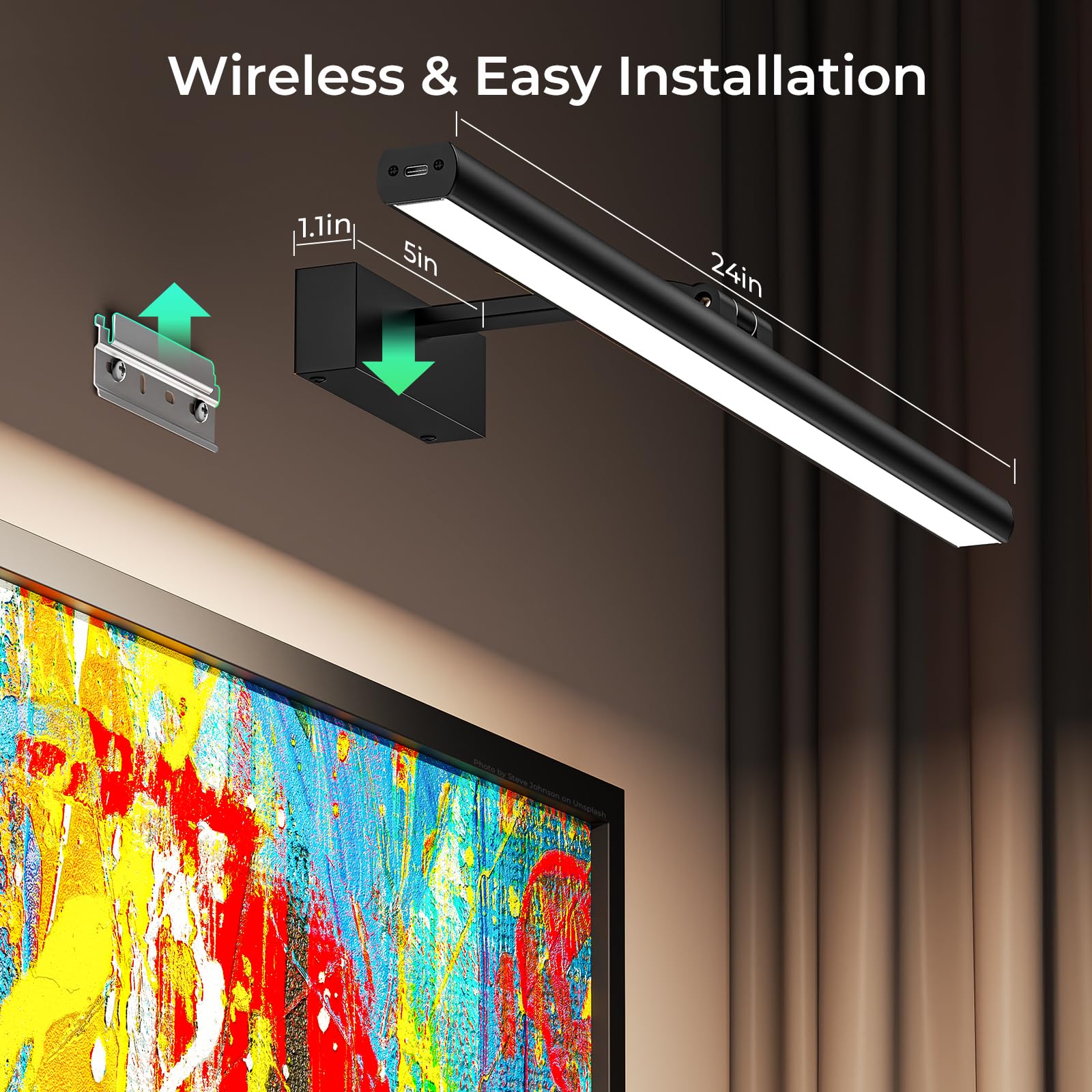 Wireless Picture Lights for Wall