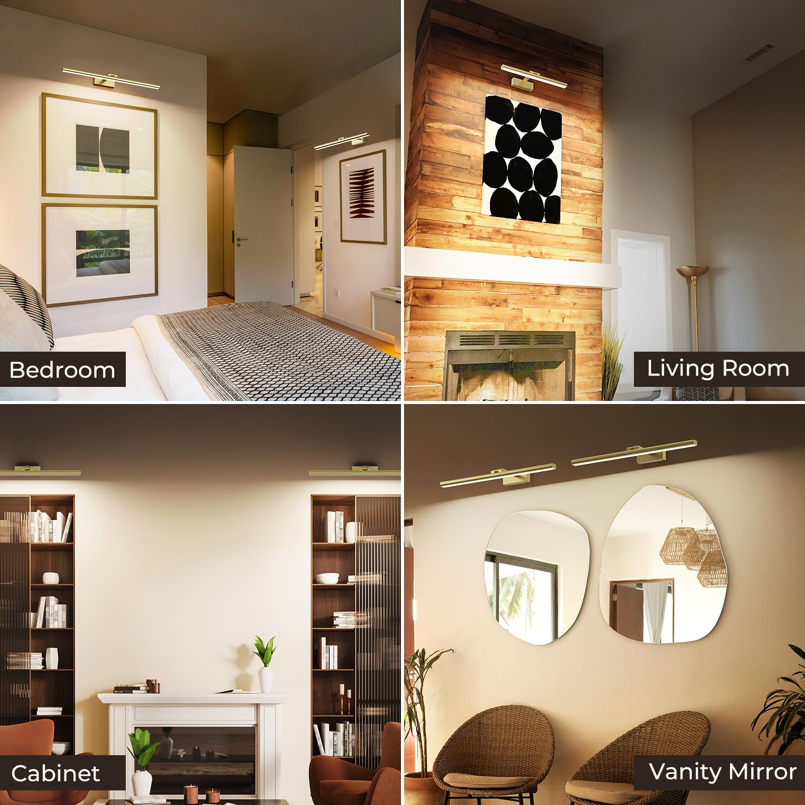 Wireless Picture Lights for Wall