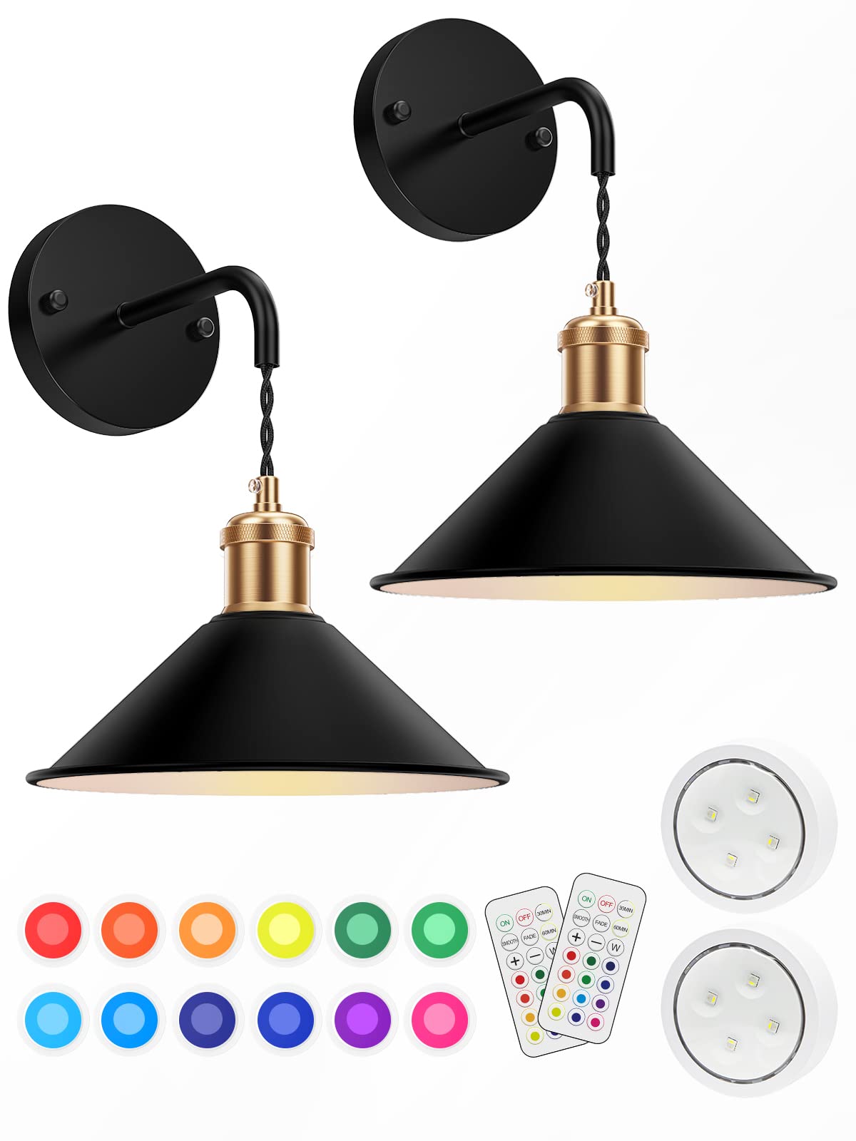 Battery Operated Wall Sconce