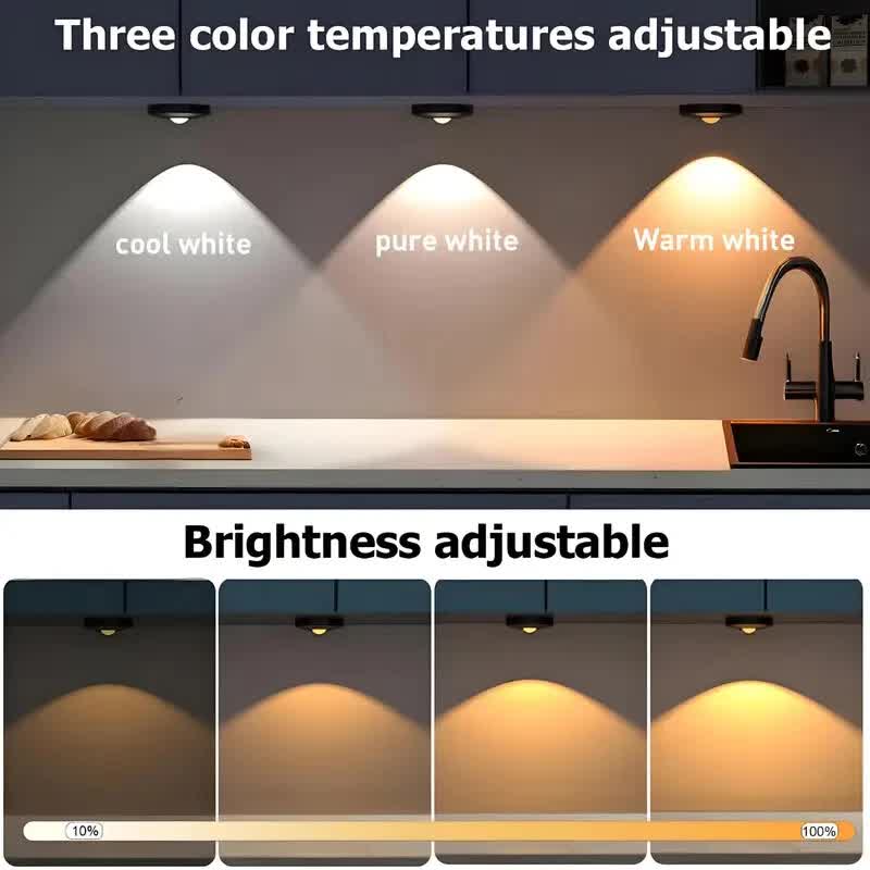 6 Lights LED Rechargeable Slim Cabinet Light