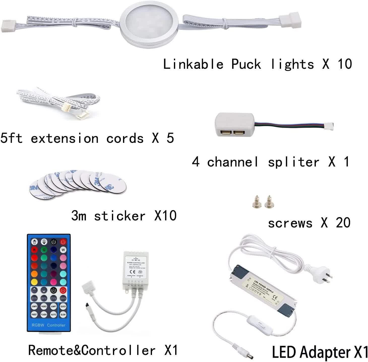 Under Counter LED Light Kit