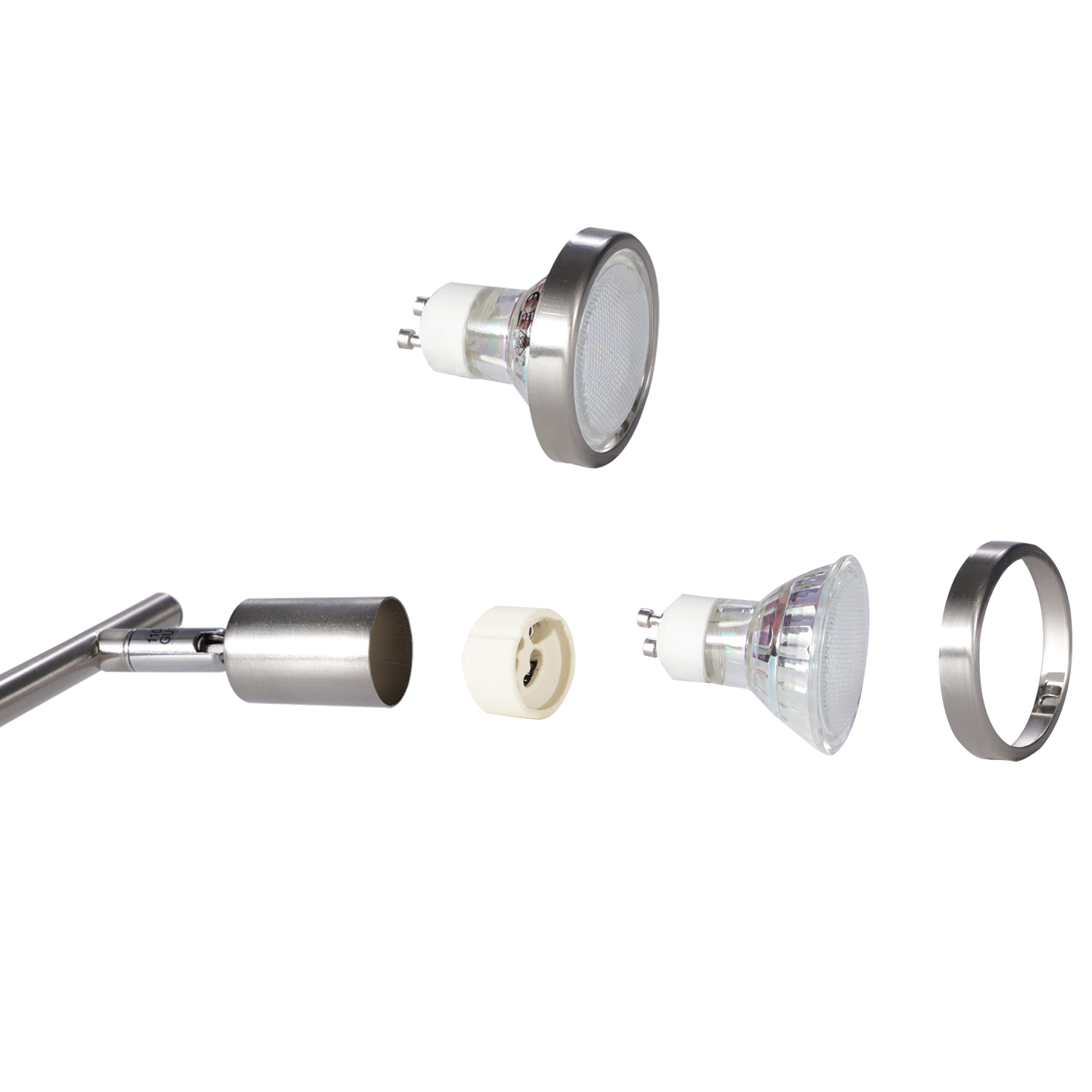 6 Pack GU10/MR16 Bulb Decorative Trim Rings