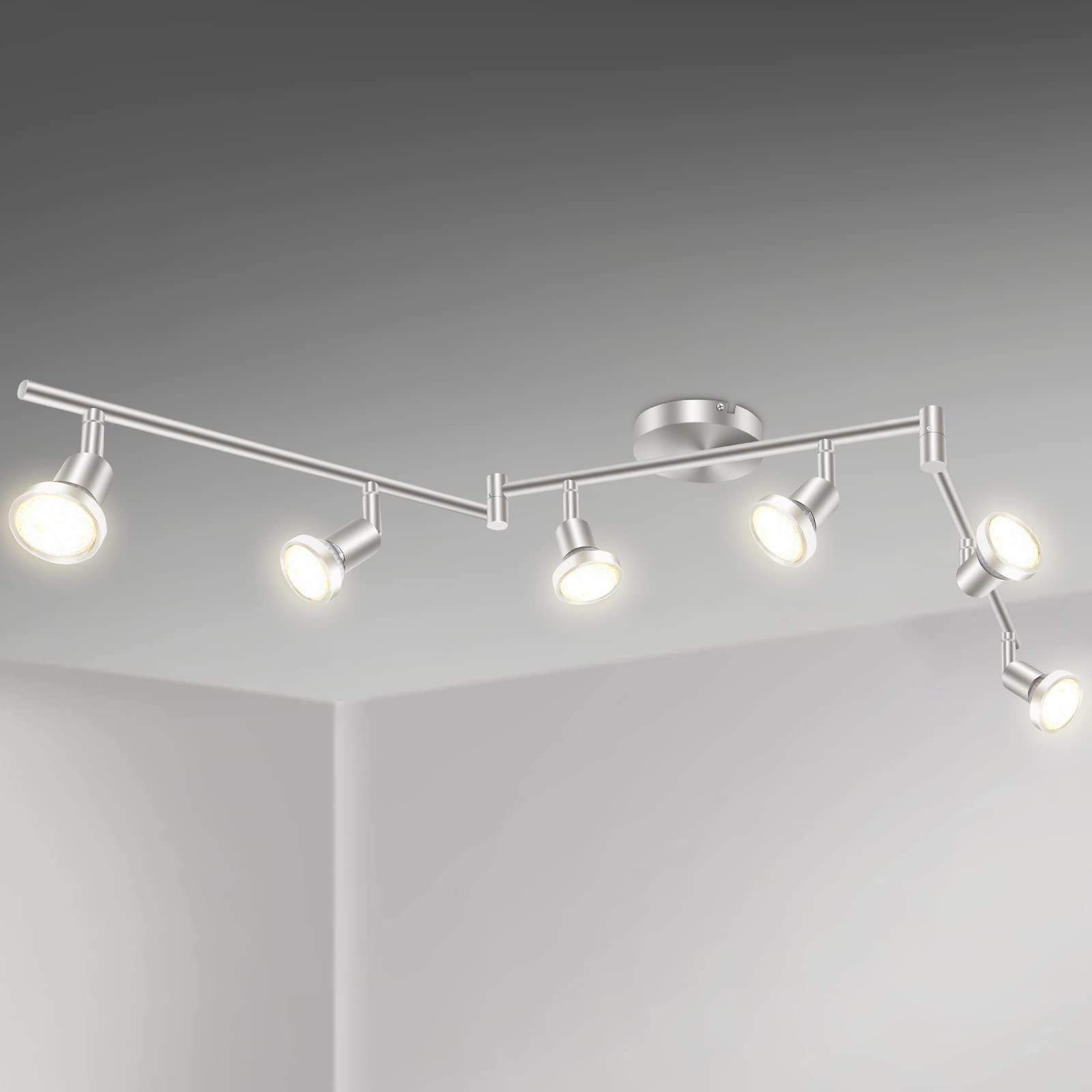 LED Ceiling Light 6 Way Rotatable Spot Lights for Ceiling LED Ceiling Light 6 Way Rotatable Spot Lights for Ceiling