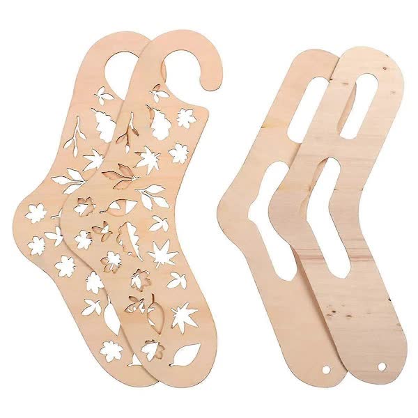 Wooden Sock Blockers for Knitting
