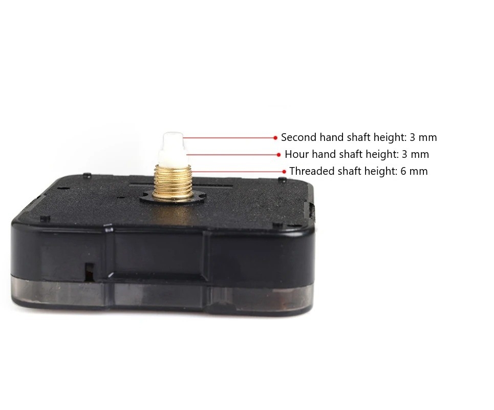 Wall Clock Movement Silent Quartz Clock 2-Pack