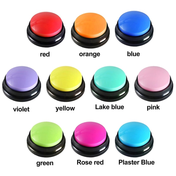 Recordable Pet Start Button Talk Speak Buttons Dog Training Aid Communication Toys A10 none_max