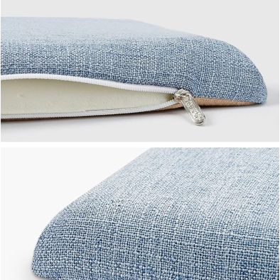 Square bar stool cushion with ties
