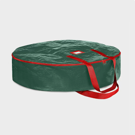 Christmas Wreath Storage Container 30 Inch - Wreath Bag for Artificial Wreaths Box - Dual Zippered Wreaths Storage Bag with Strong Durable Handles - Green Christmas Wreath Storage Container 30 Inch - Wreath Bag for Artificial Wreaths Box - Dual Zippered Wreaths Storage Bag with Strong Durable Handles - Green