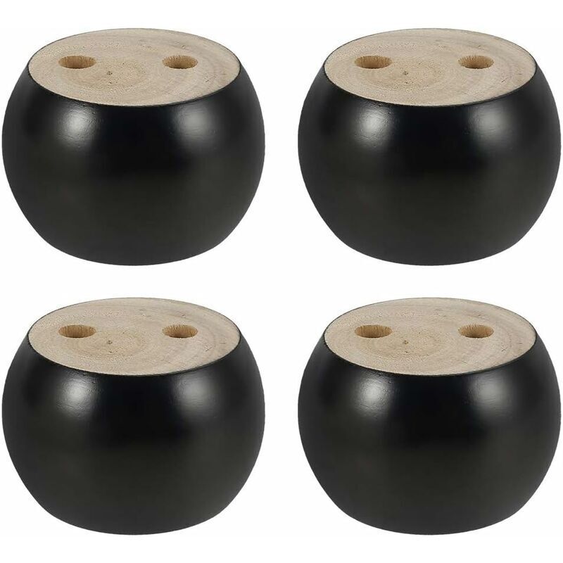 4 pcs Set ROund Wooden Furniture Legs Height 5cm 4 pcs Set ROund Wooden Furniture Legs Height 5cm