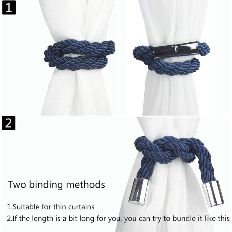 Magnetic Curtain Tiebacks