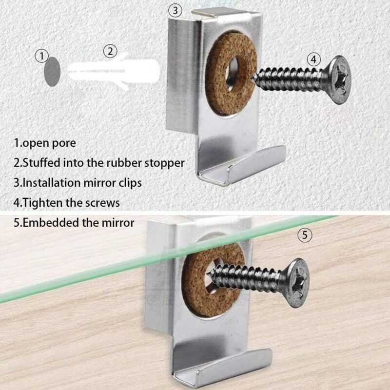 Wall Mount Mirror Bracket