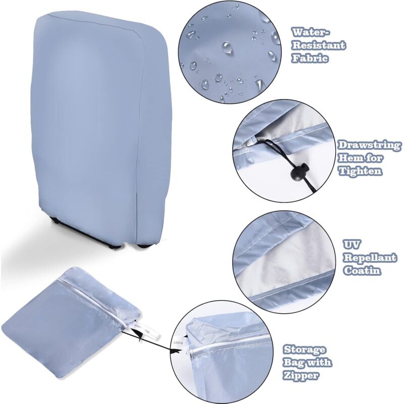 2 pcs Folding Sun Lounger Cover