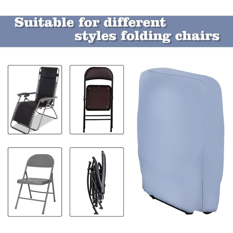 2 pcs Folding Sun Lounger Cover