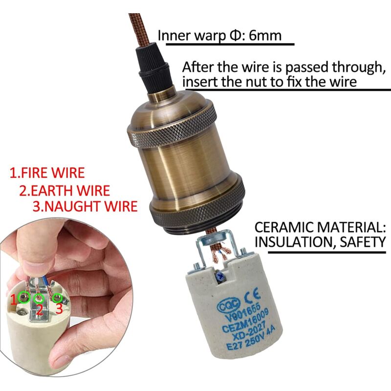 E27 Vintage Lamp Socket