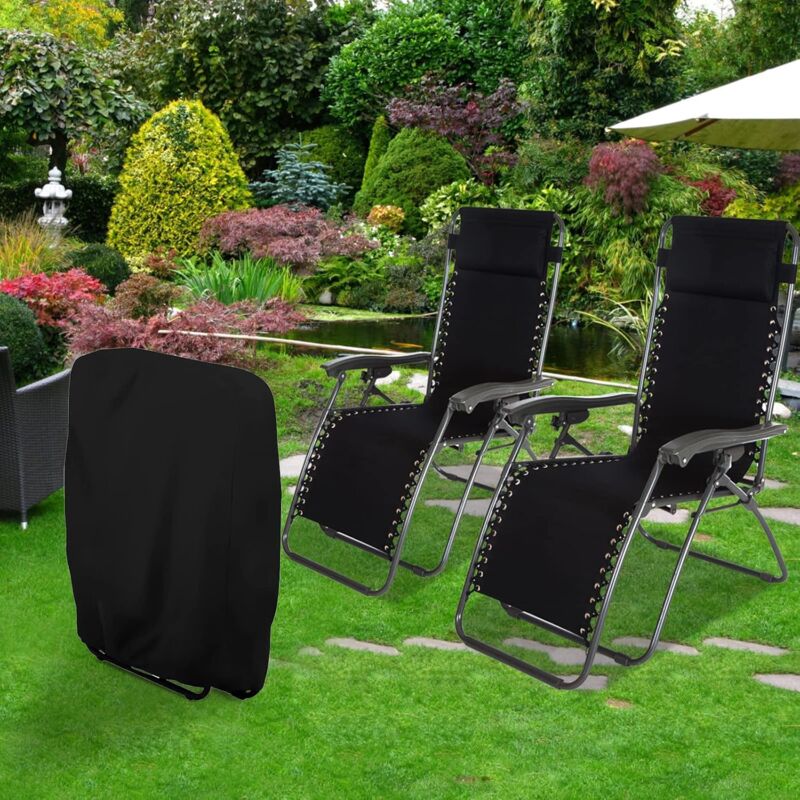 2 pcs Folding Sun Lounger Cover