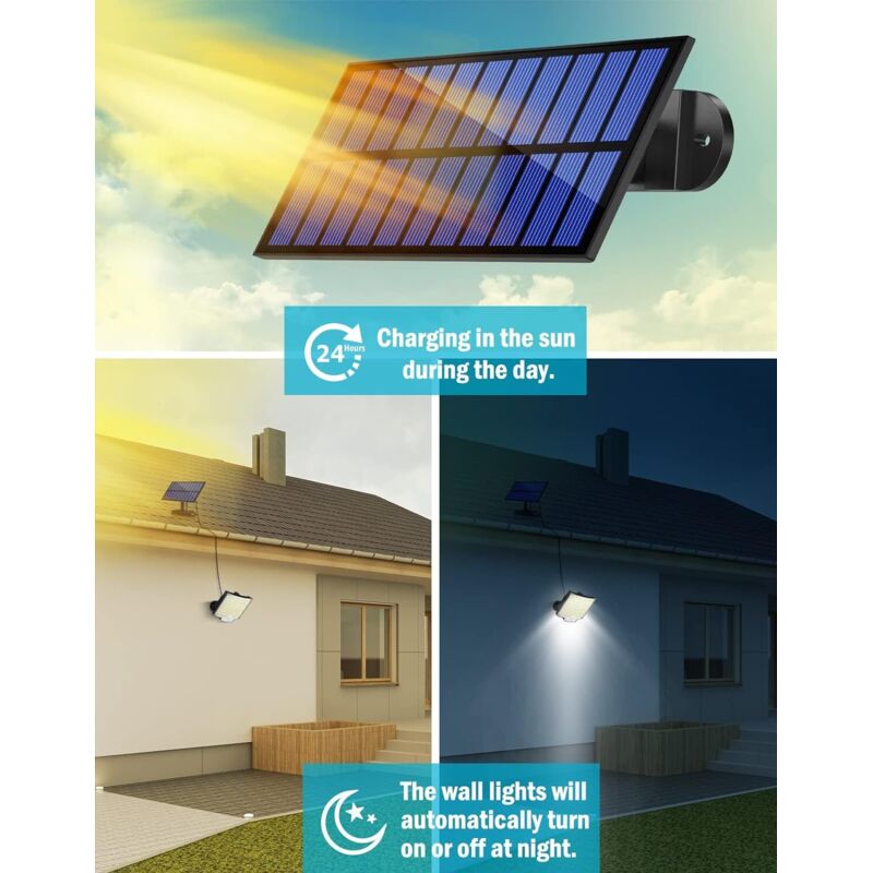 106 LED Solar Lights Outdoor With Motion Sensor