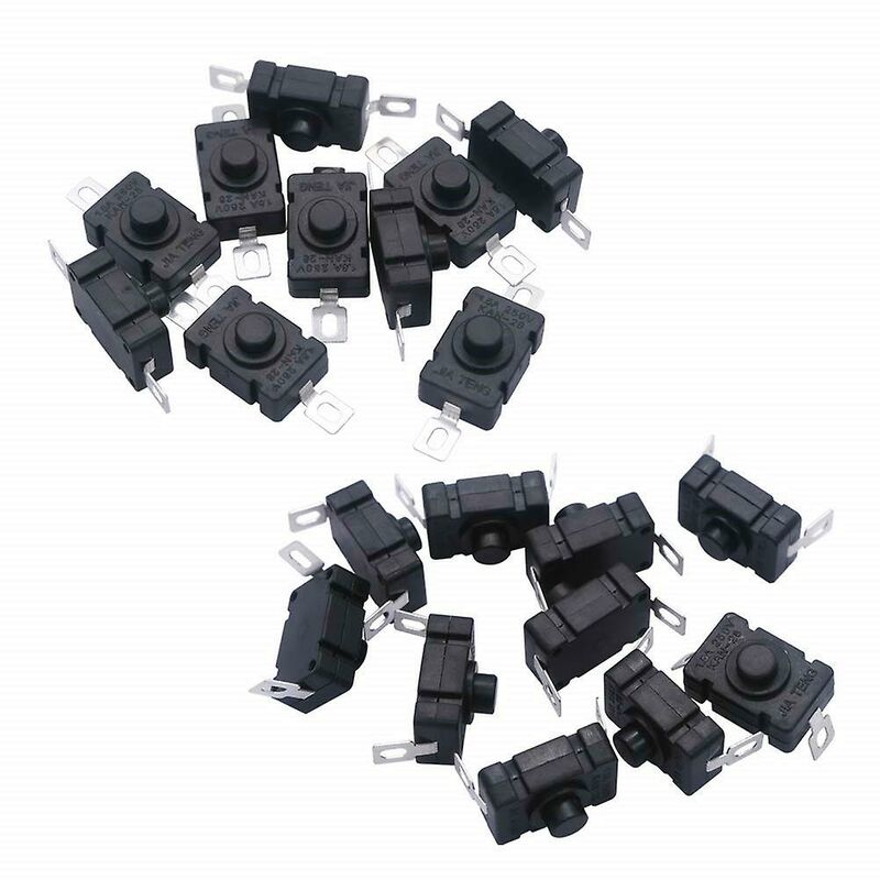 40 pcs Self-Locking Push Button Switch