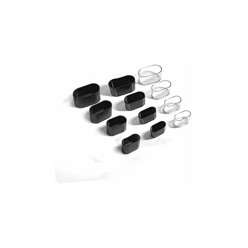 Chair Leg Caps,Oval Silicone Furniture Feet Pads Cover Table Protectors Floor Scratches,8-24 pcs-Transparent/24 pcs