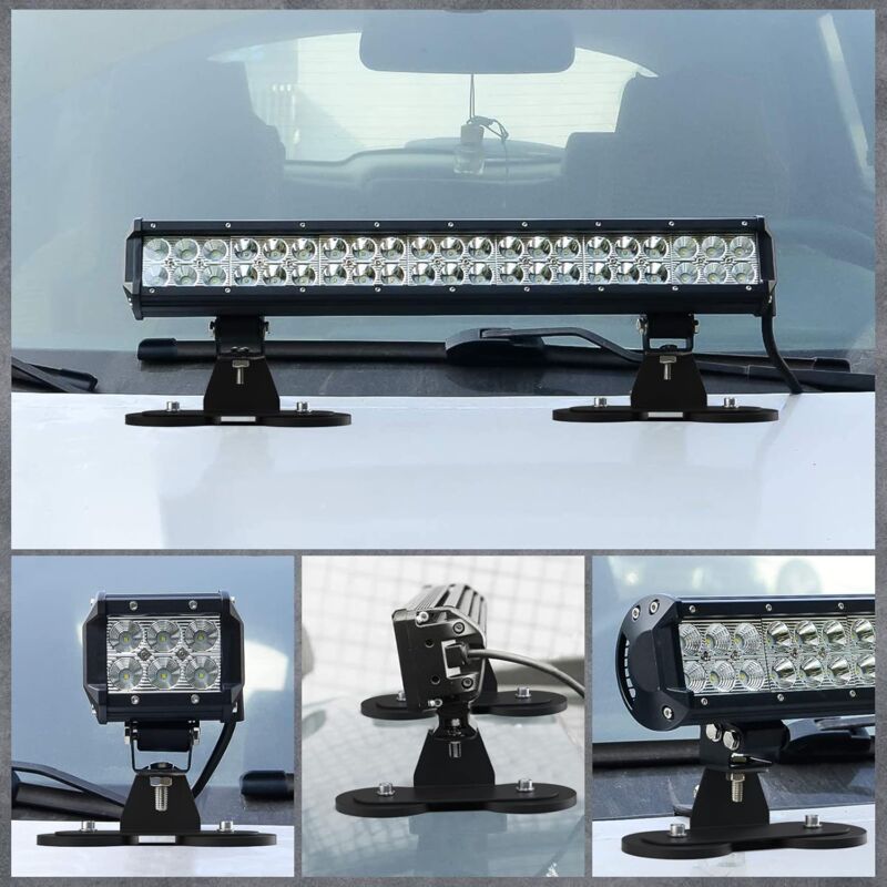 Magnetic Base LED Strip Mounting Bracket