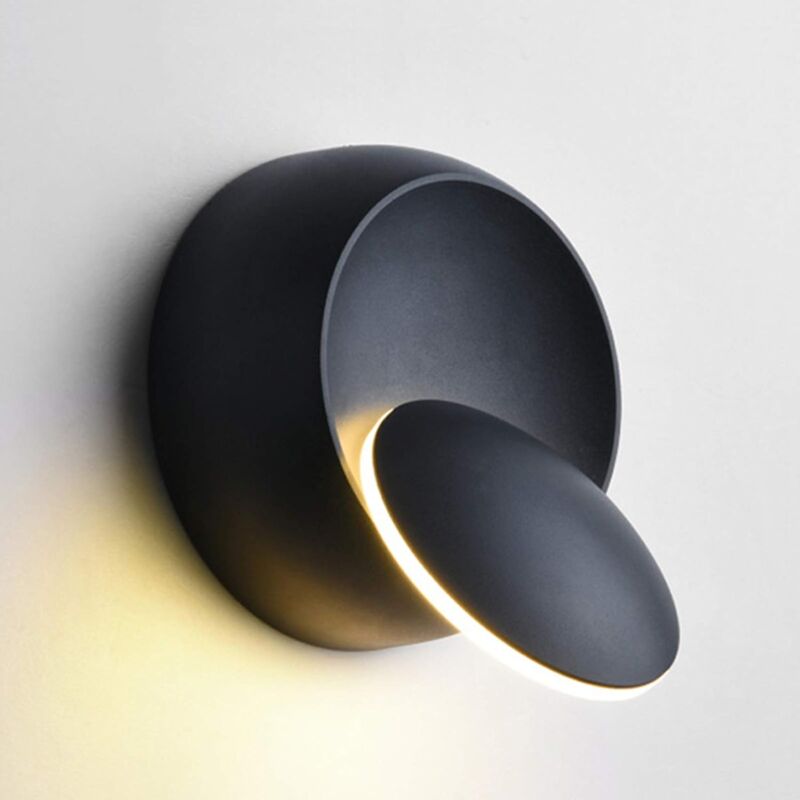 Indoor Wall Lights Warm White LED Wall Lamp 5W Modern Wall Light Warm White Creative Eclipse 2 In 1 Iron Wall Sconce Indoor Wall Lights Warm White LED Wall Lamp 5W Modern Wall Light Warm White Creative Eclipse 2 In 1 Iron Wall Sconce