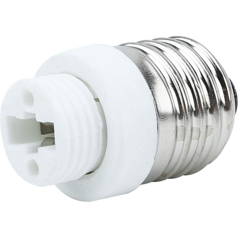 4X Lamp Socket Adapter E27 To G9 In White - 4 pcs Set Reformatting Converters For Lamp Sockets For Incandescent