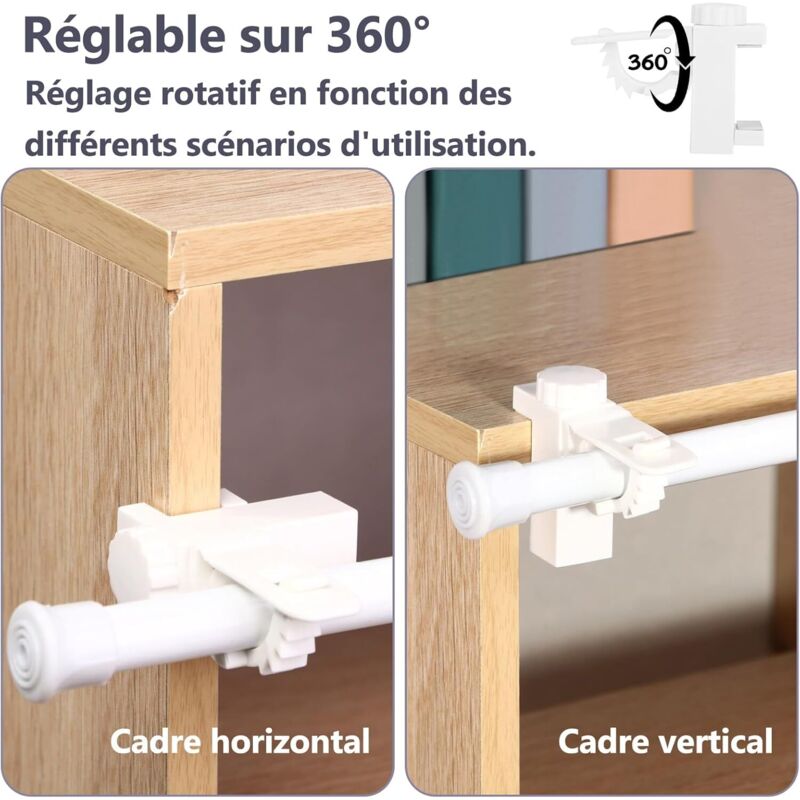 4 pcs Curtain Holder Clip Bracket