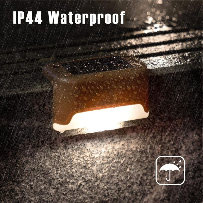 12 Pack Solar Lights Waterproof Solar Powered Lights For Deck