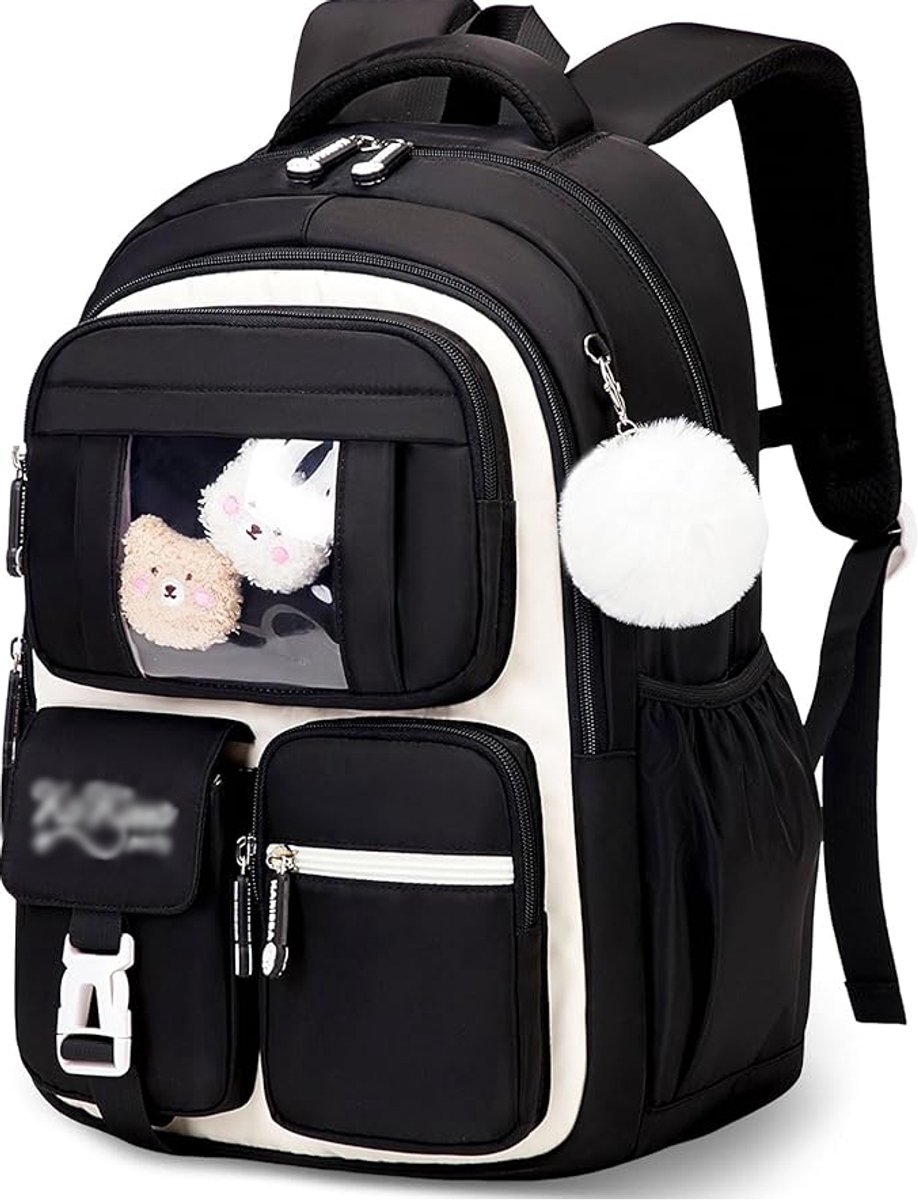 Girls' Backpack, Breathable Backpack for Girls, Grades 1-5, Casual School Bag for Kids, Elementary School, Secondary School