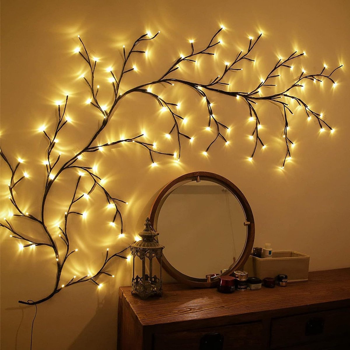 Beautiful LED Vine Branch Wall Light - 2 meters Long