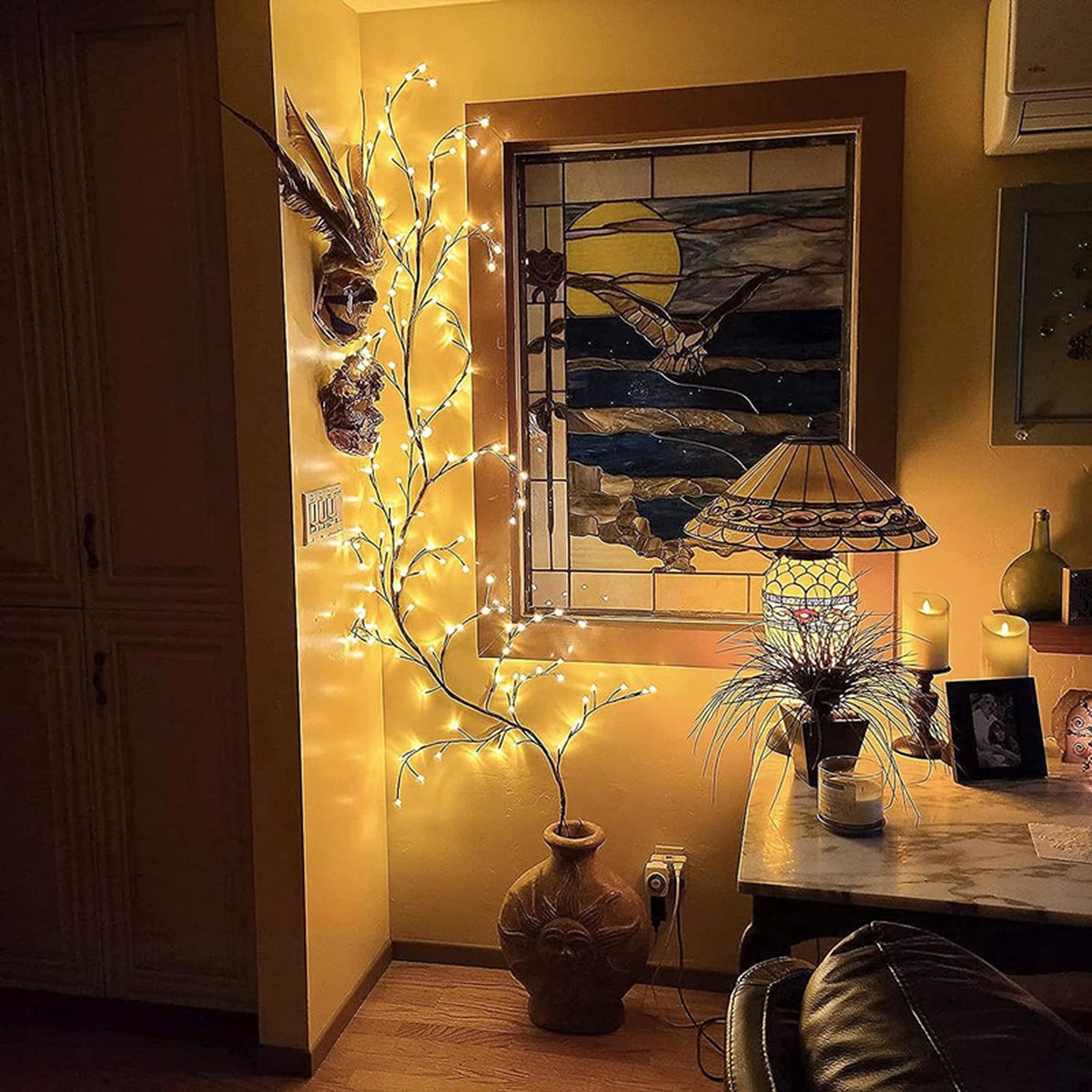 Beautiful LED Vine Branch Wall Light - 2 meters Long