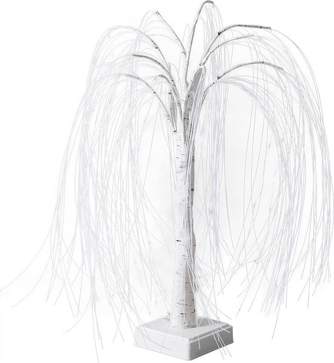 Elegant 50cm tall LED willow lamp with 7 modes - for living room and bedroom - Dual Power (USB and battery)