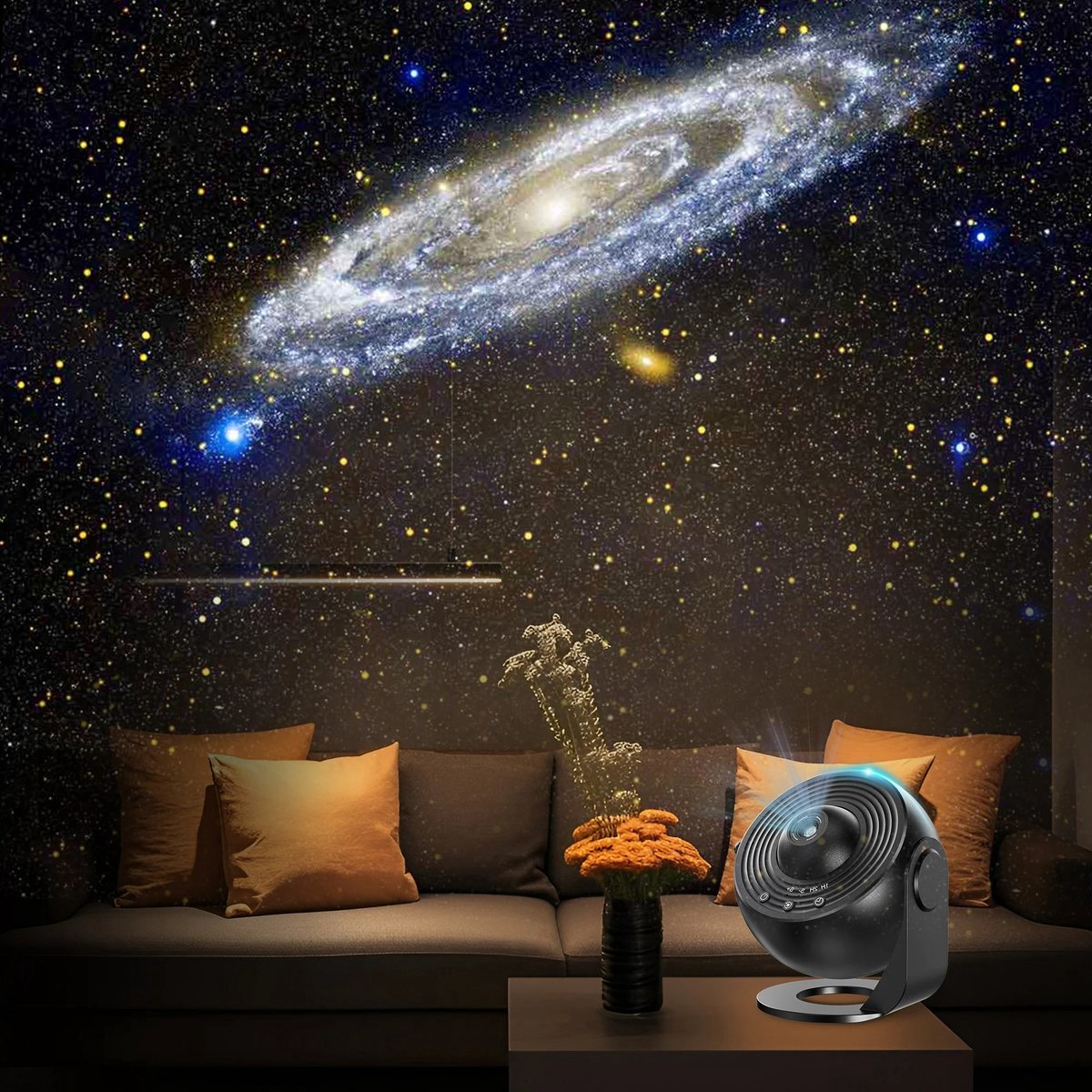 360° Starry Sky Night Projector with Solar System