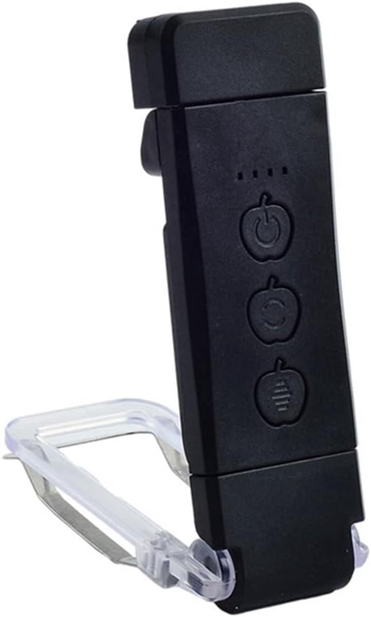 Boek Lamp - LED de Boek Lamp with Clamp - 3 Reading Light Modes - USB-C Rechargeable - Black Boek Lamp - LED de Boek Lamp with Clamp - 3 Reading Light Modes - USB-C Rechargeable - Black