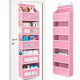 Wall-mounted doll rack with hooks Wall-mounted doll rack with hooks