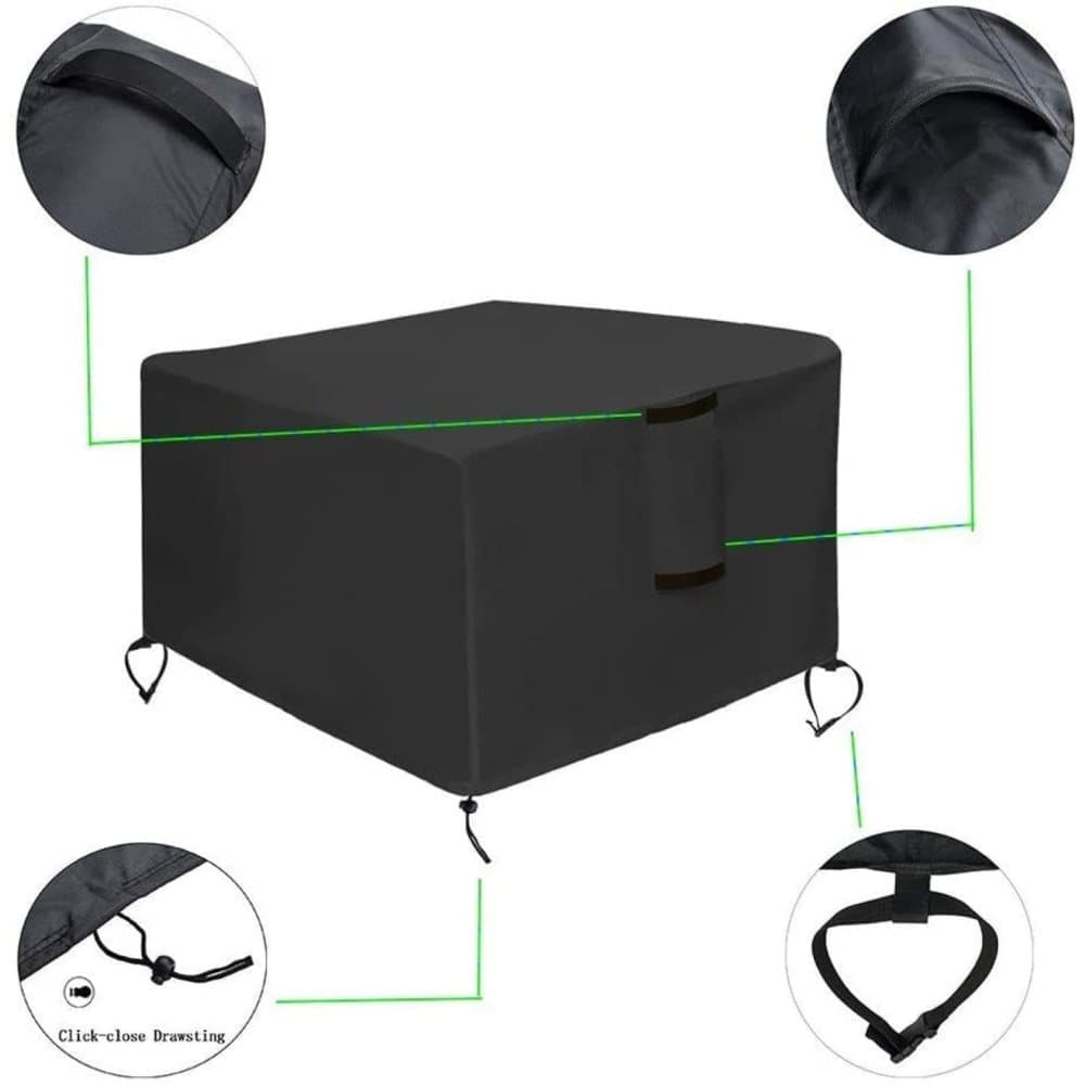 Waterproof 420D Oxford Outdoor Furniture Cover UV Dust Protection for Tables Chairs and Grill