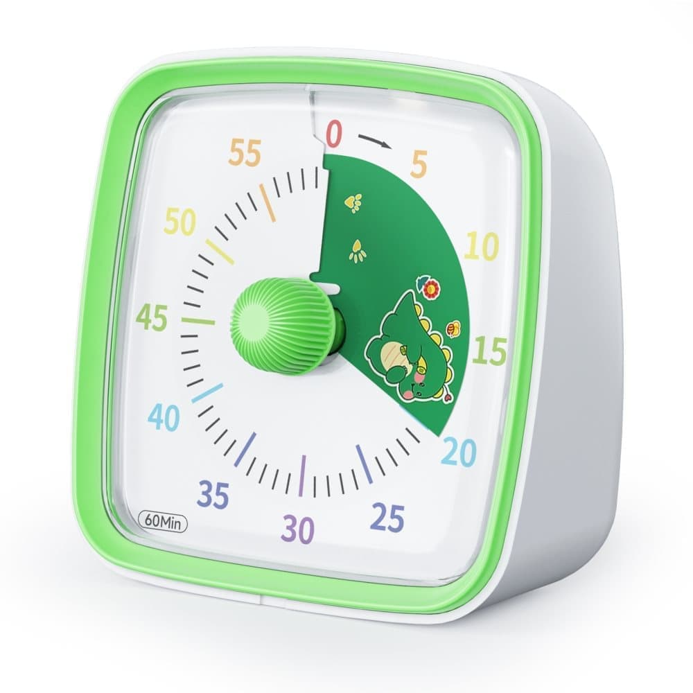 60 Minutes Visual Timer with Rainbow Pattern 60 Minutes Visual Timer with Rainbow Pattern