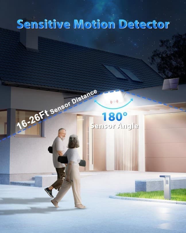 172 LED Solar Light Outdoor with Motion Sensor
