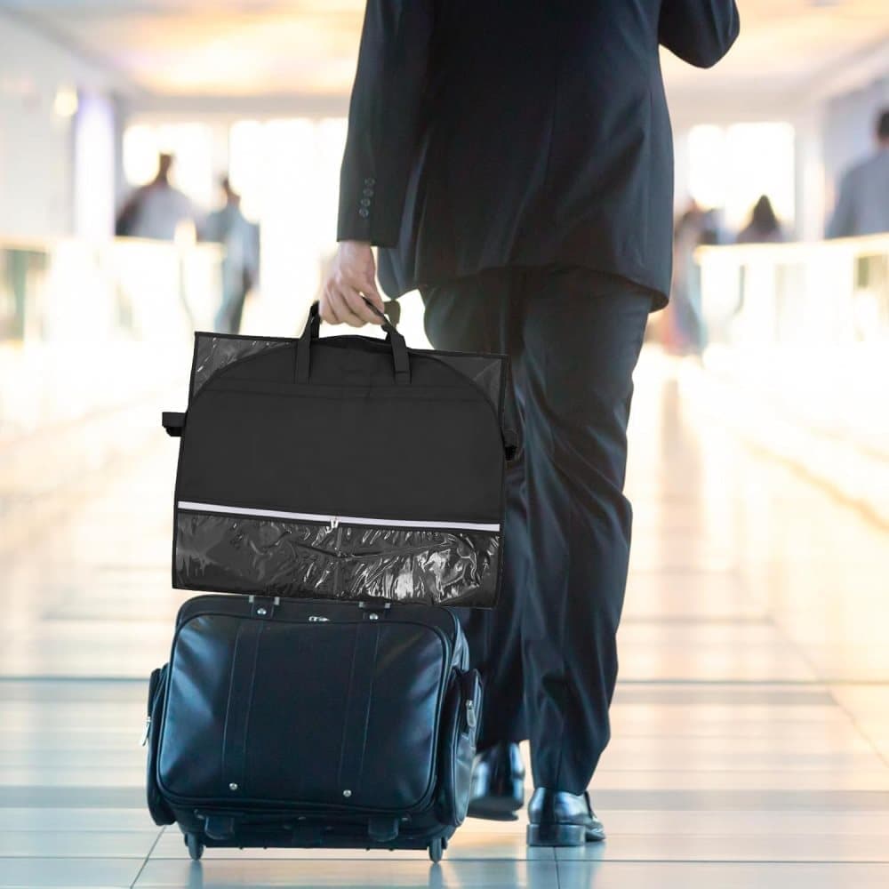 5 Pockets Garment Bag Foldable Suit Cover Clothing Storage