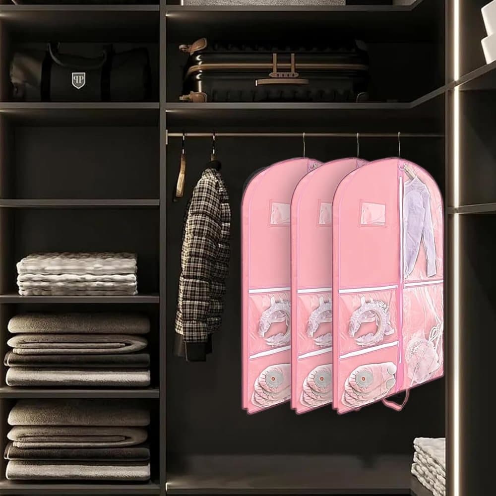 Foldable Garment Bag with 5 Pockets